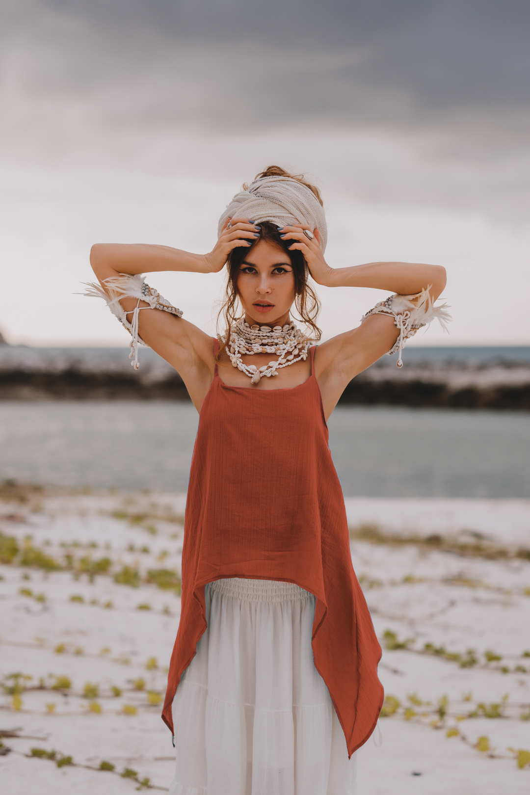Cotton Top Calypso Rust