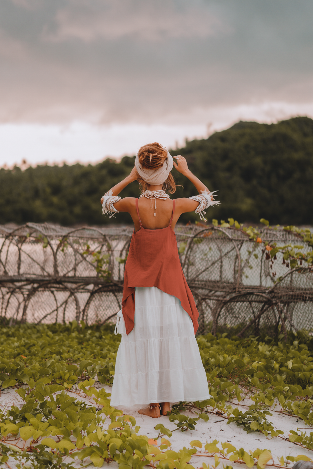 Cotton Top Calypso Rust