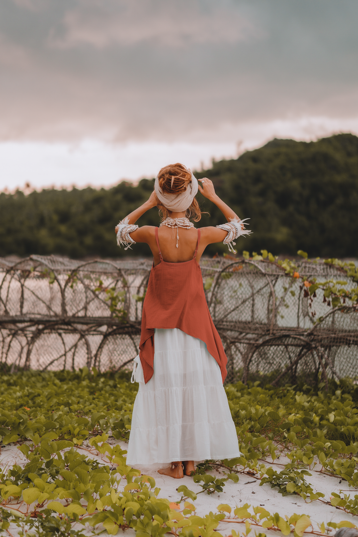 Cotton Top Calypso Rust