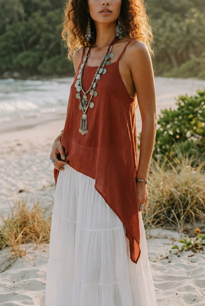 Cotton Top Calypso Rust