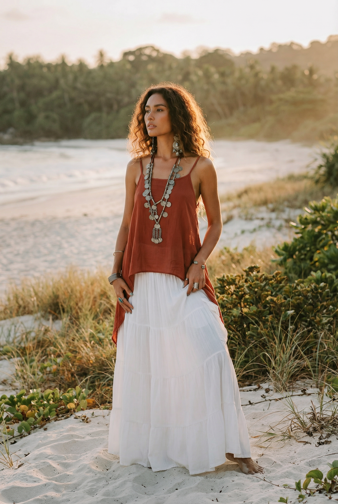 Cotton Top Calypso Rust