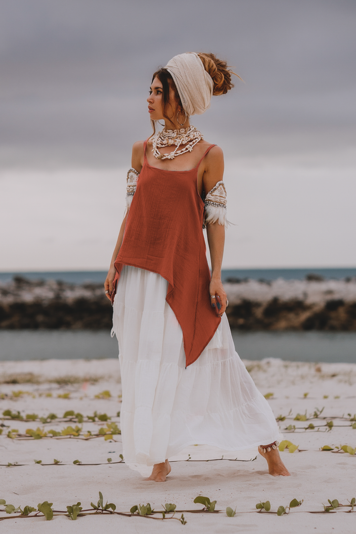 Cotton Top Calypso Rust