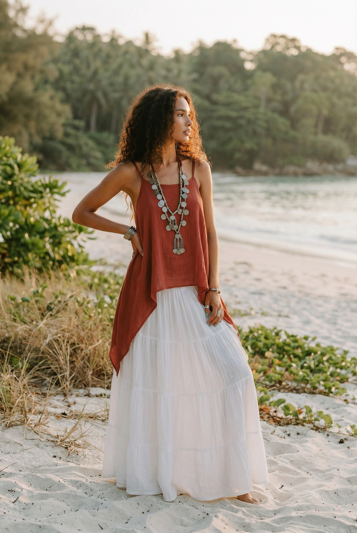 Cotton Top Calypso Rust