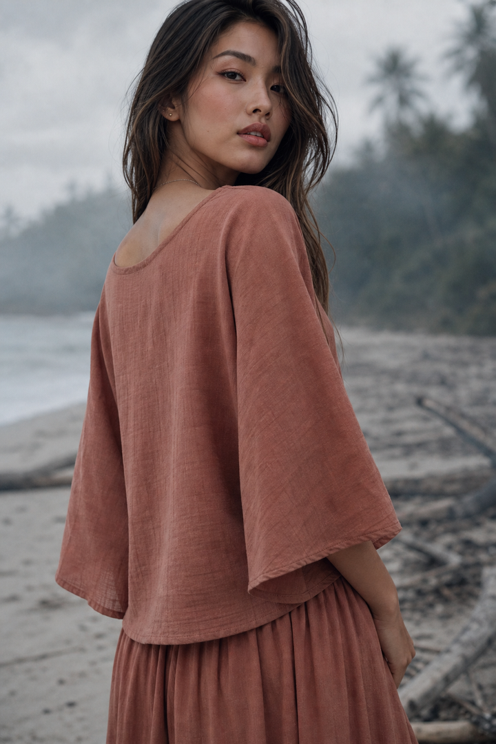 Lani Cotton Top Sandstone