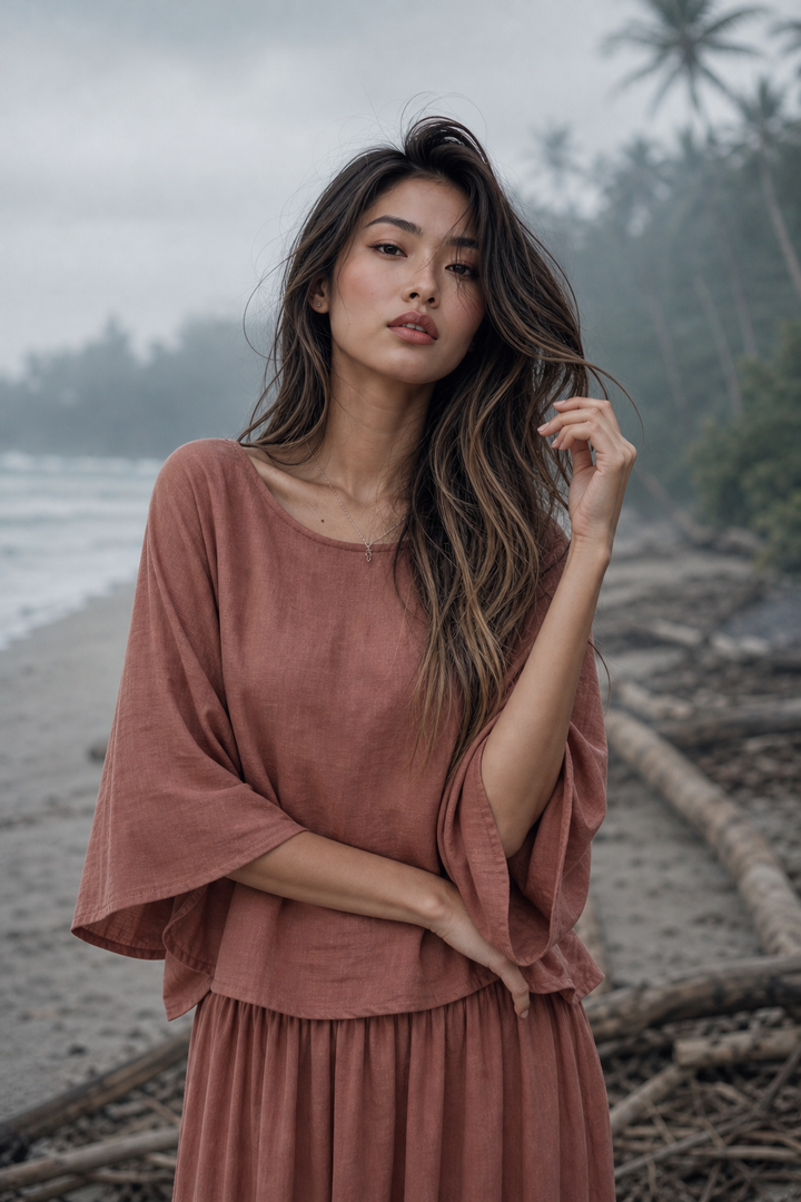 Lani Cotton Top Sandstone