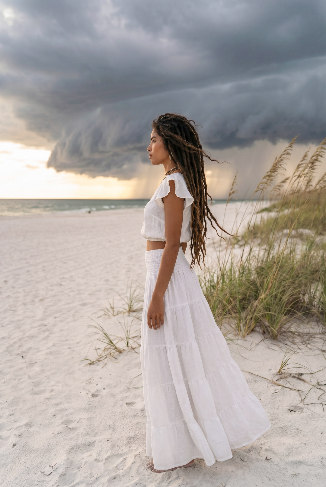 Maxi Skirt Moana Cream