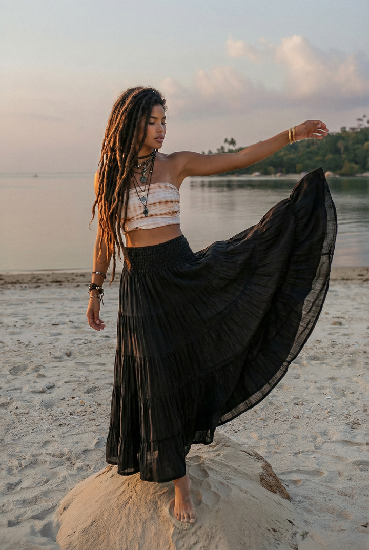 Maxi Skirt Moana Black