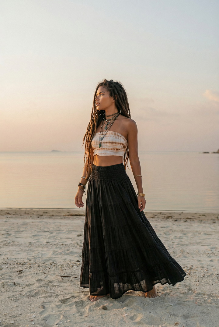 Maxi Skirt Moana Black