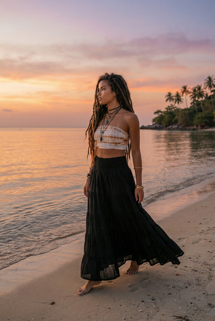 Maxi Skirt Moana Black