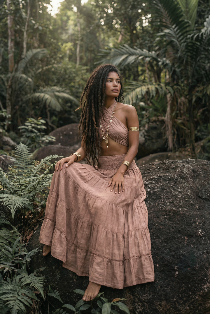 Maxi Skirt Moana Desert Rose