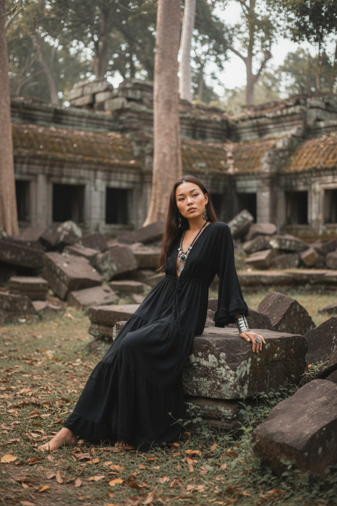 Maxi Dress Ayu Black