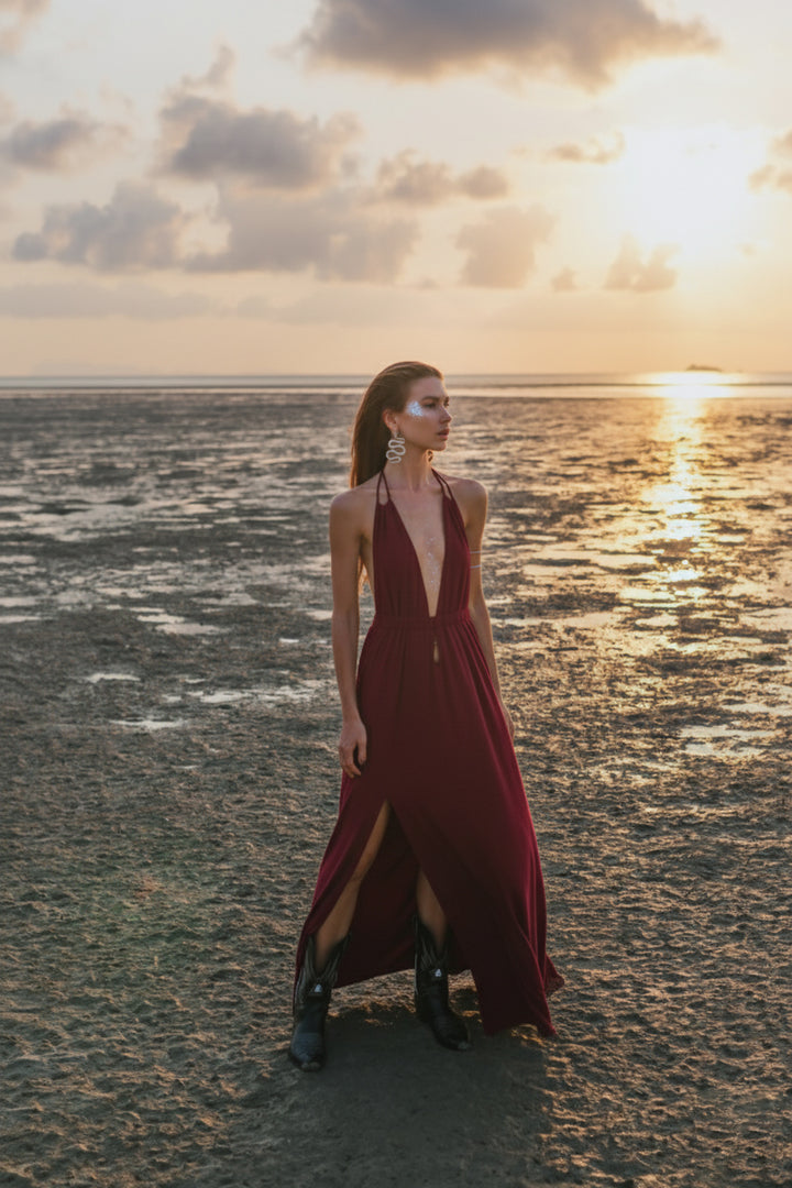 Athena Dress Red