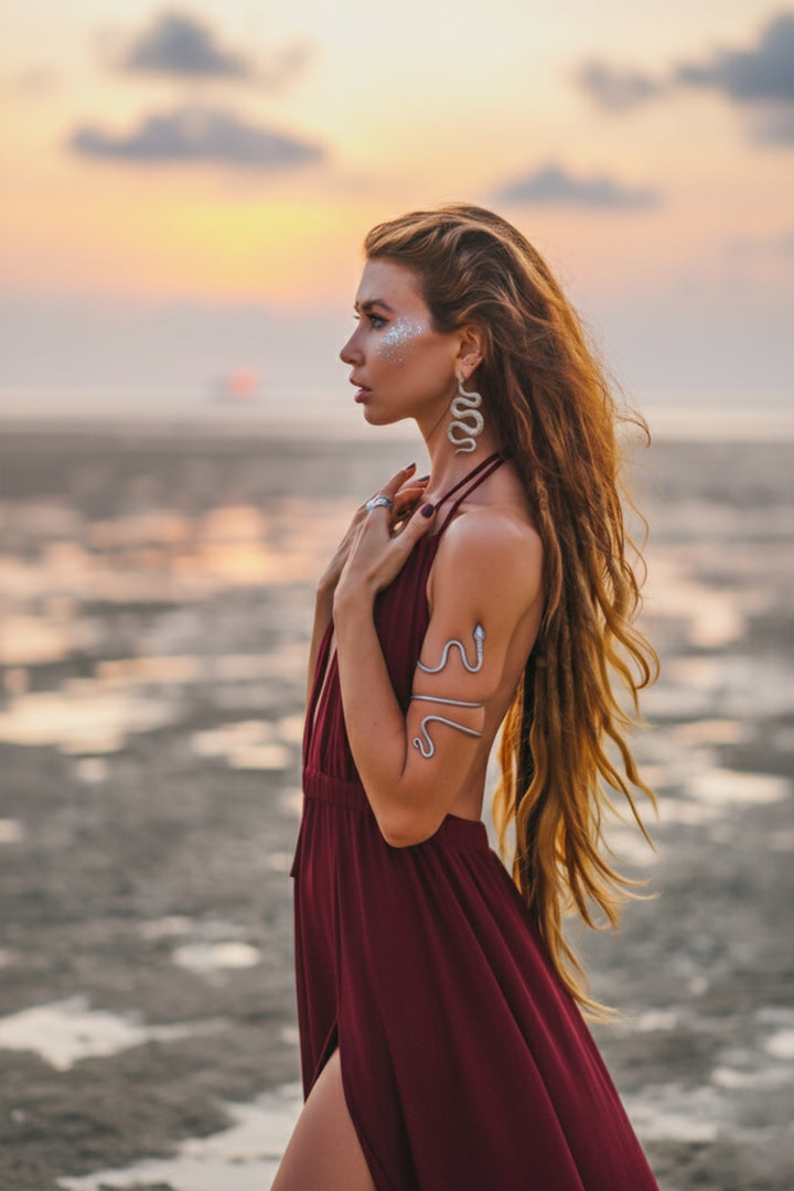 Athena Dress Red