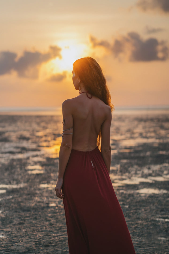 Athena Dress Red