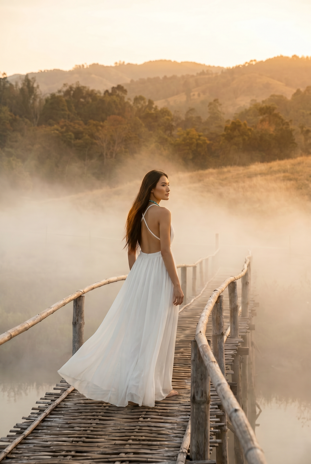 Athena Dress White
