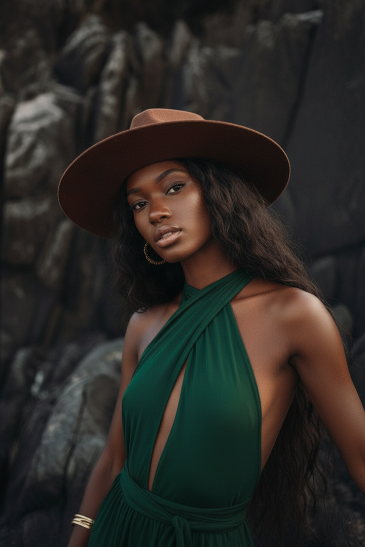 Zephyra Dress Emerald