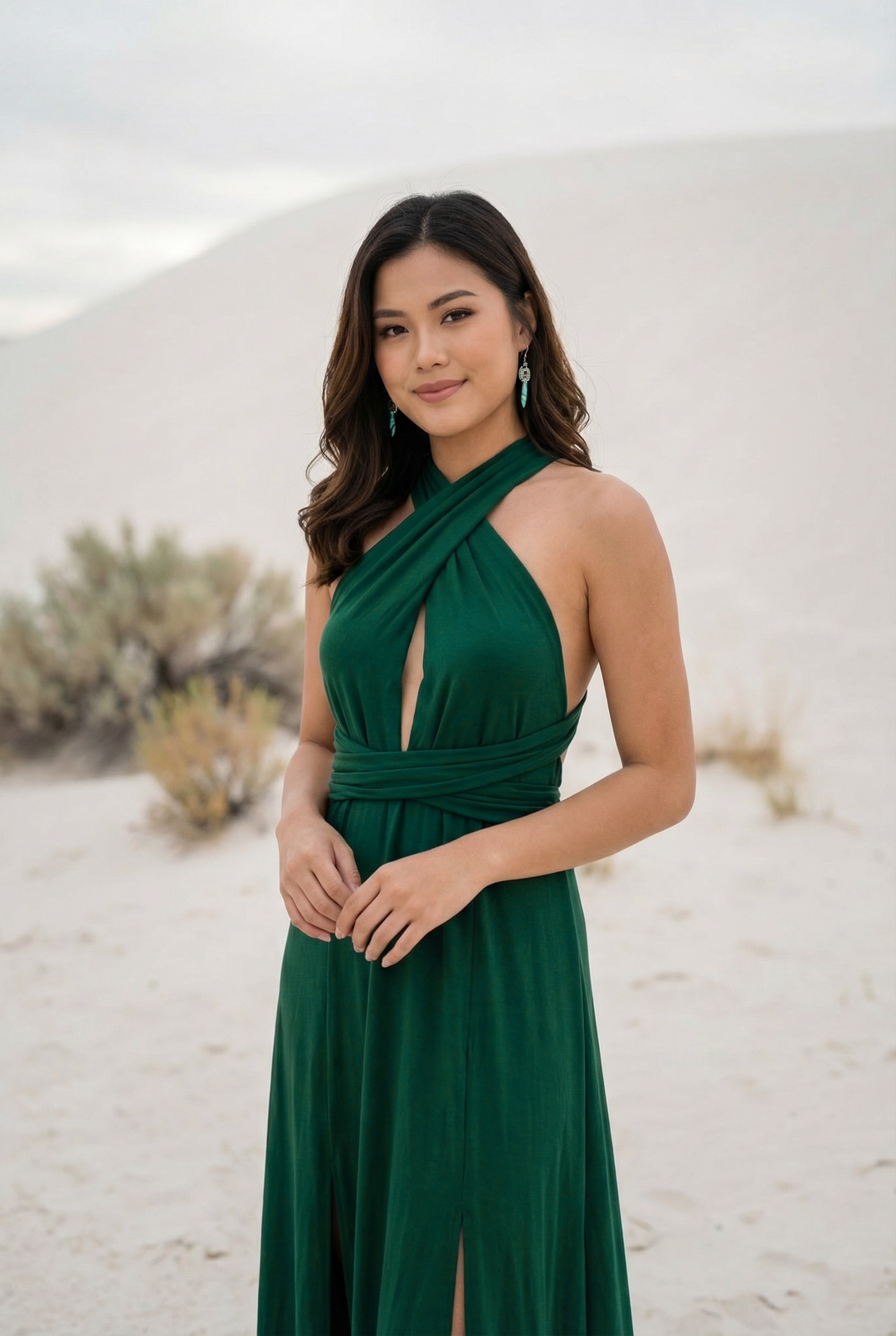 Zephyra Dress Emerald