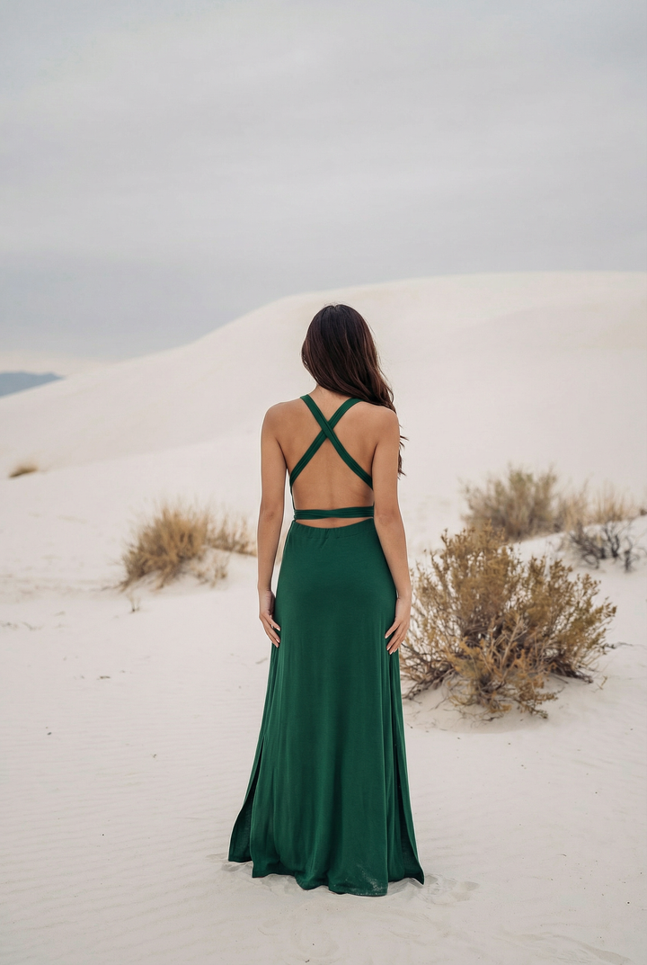 Zephyra Dress Emerald