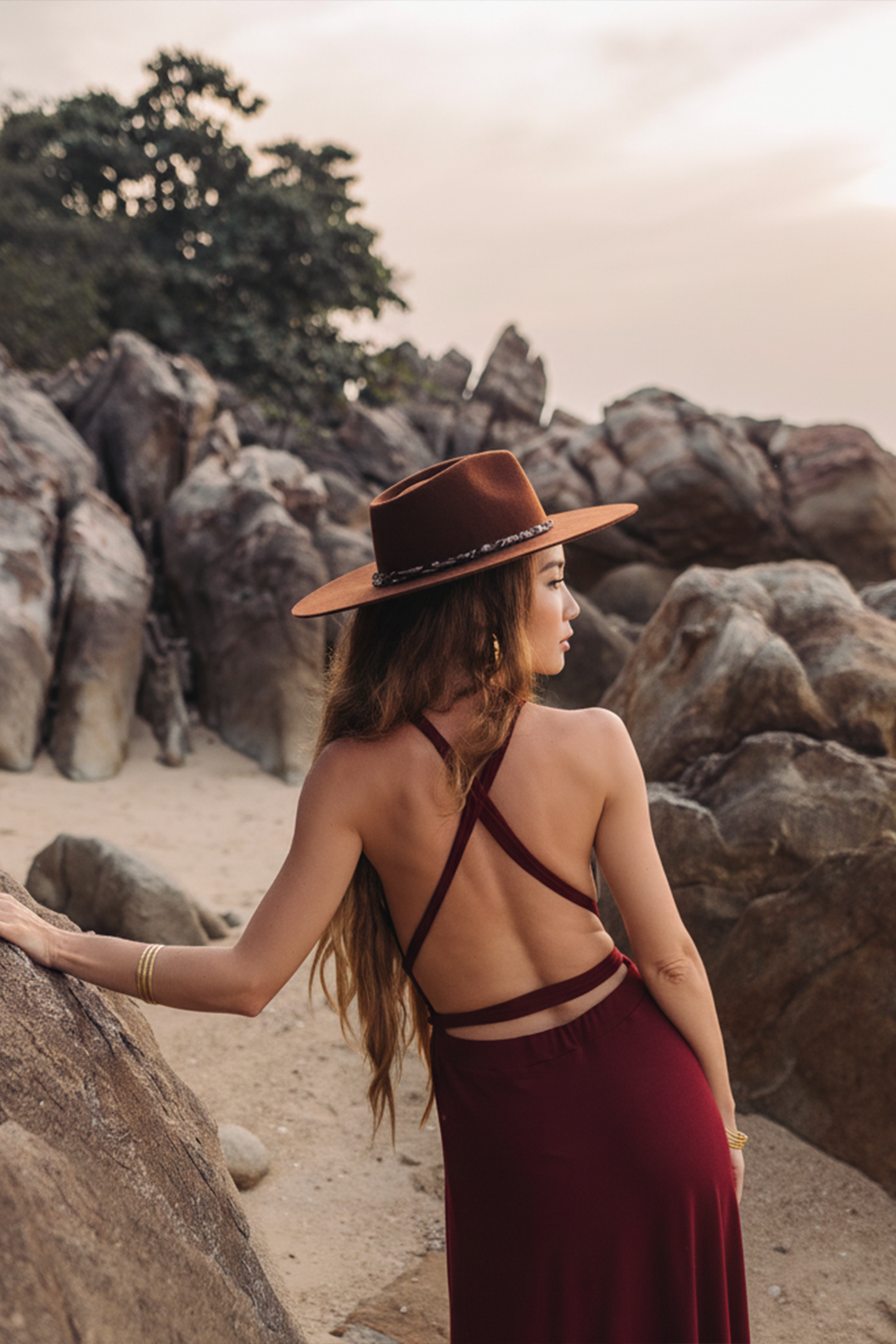 Zephyra Dress Red