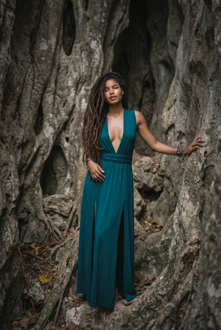 Zephyra Dress Teal