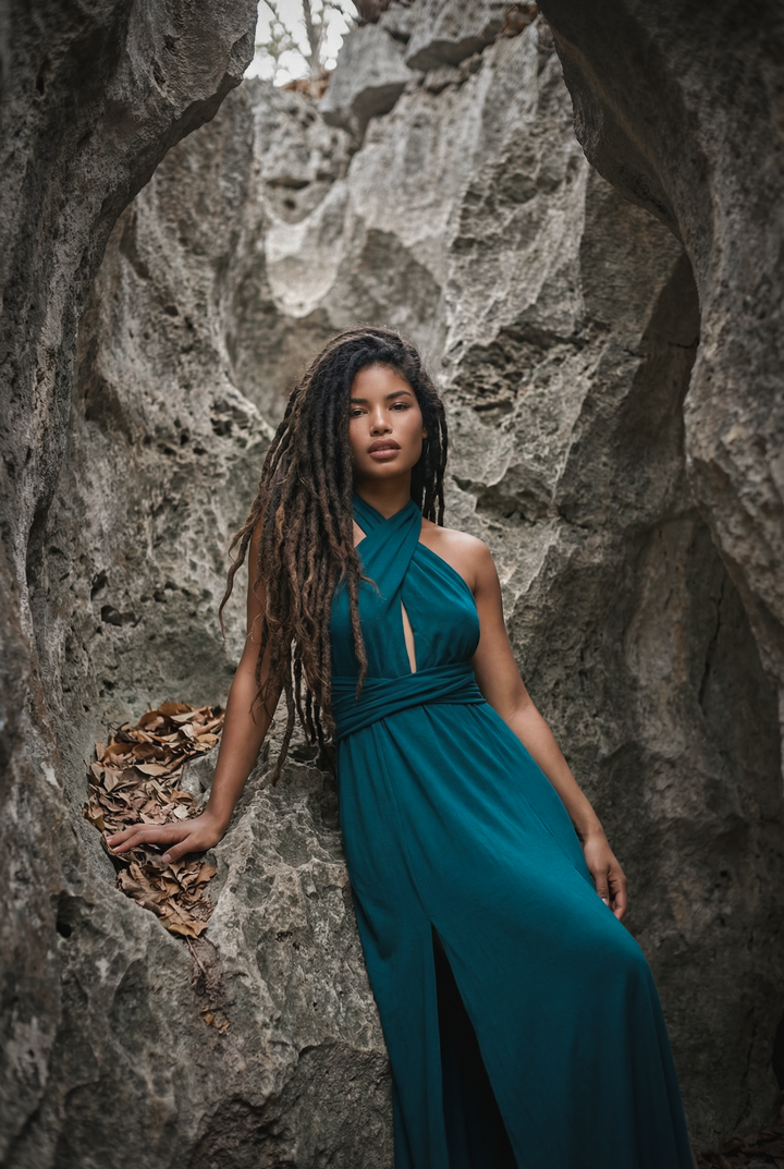 Zephyra Dress Teal