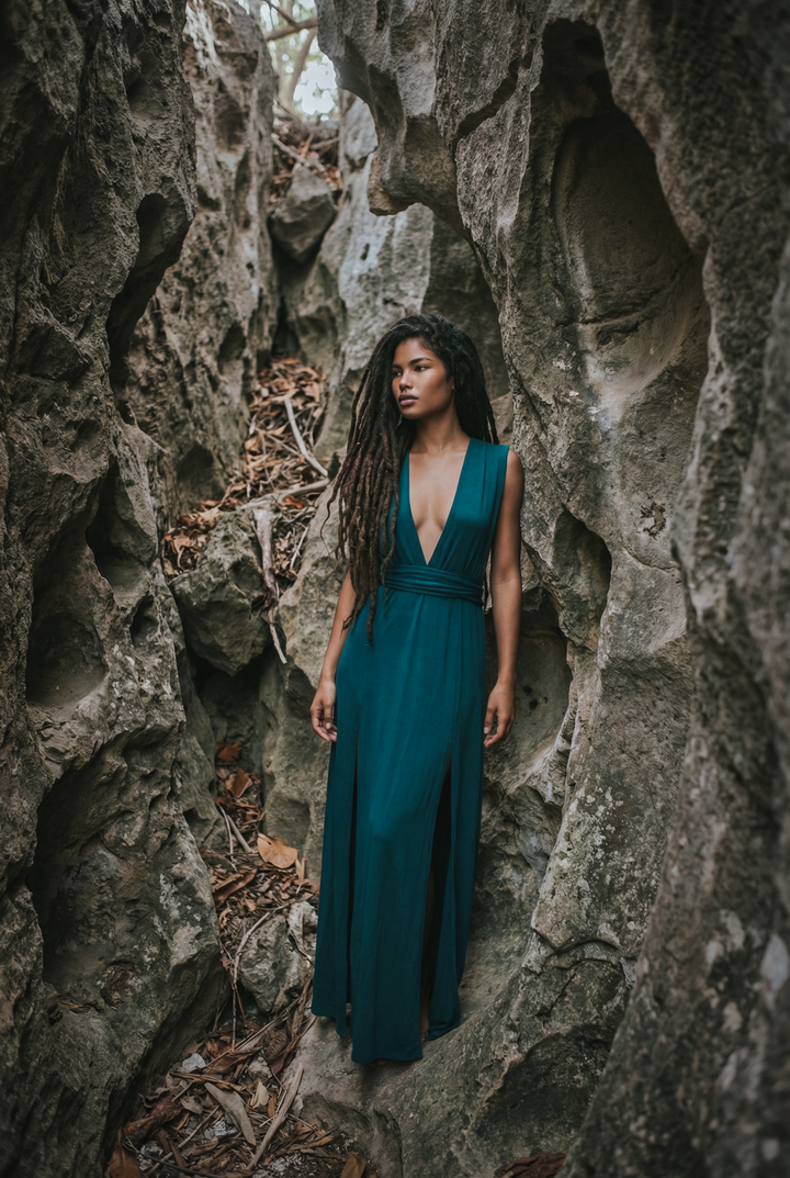 Zephyra Dress Teal