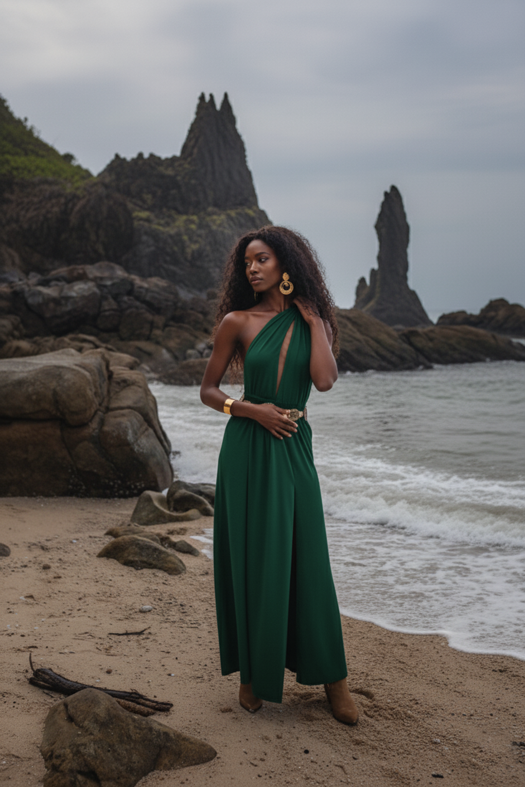 Zephyra Dress Emerald