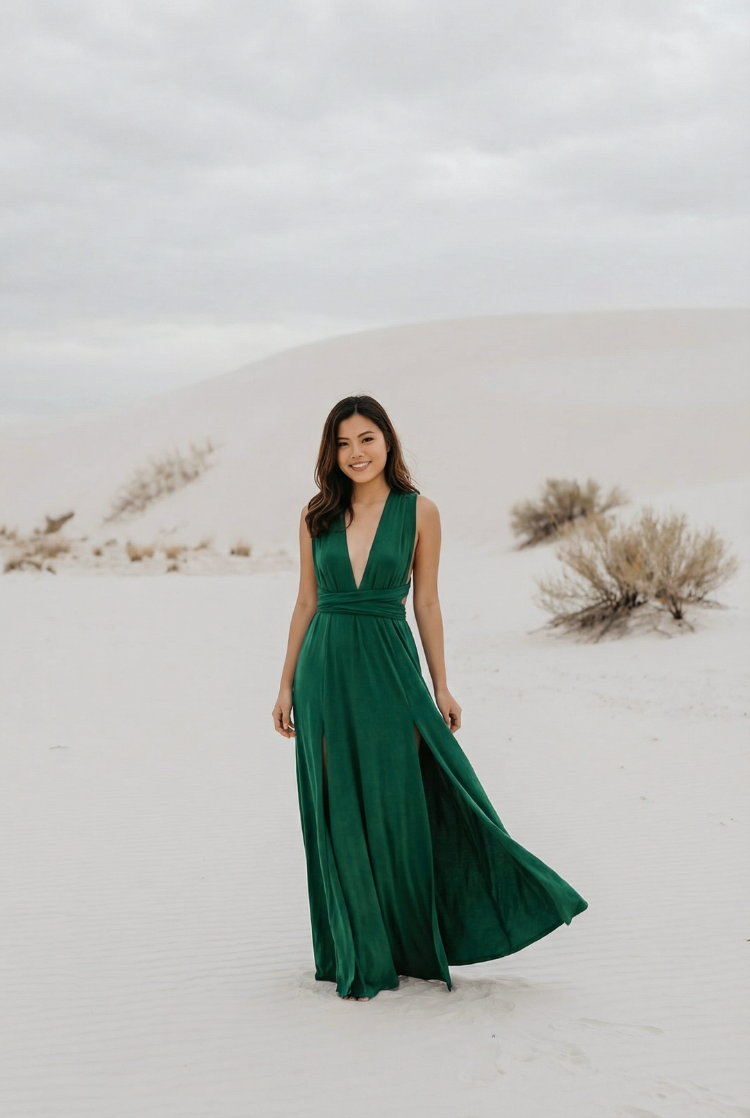 Zephyra Dress Emerald