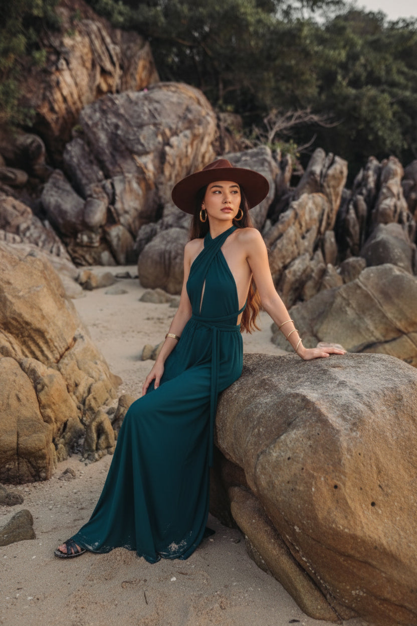 Zephyra Dress Teal