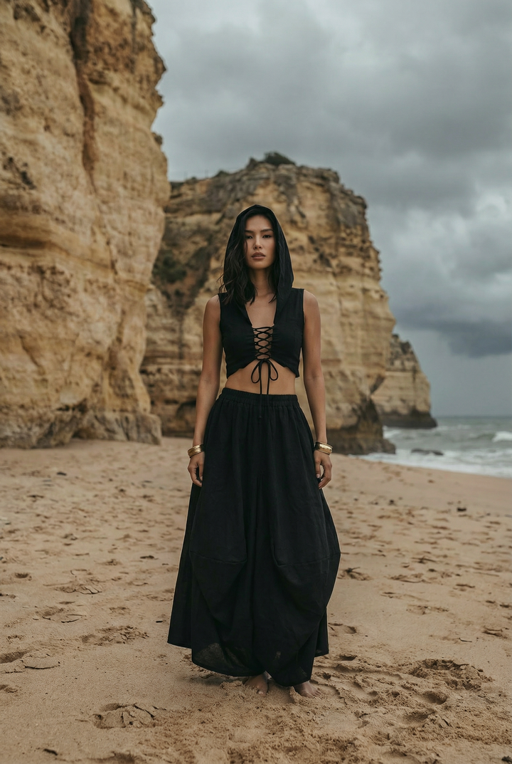 Leilani Maxi Skirt Black