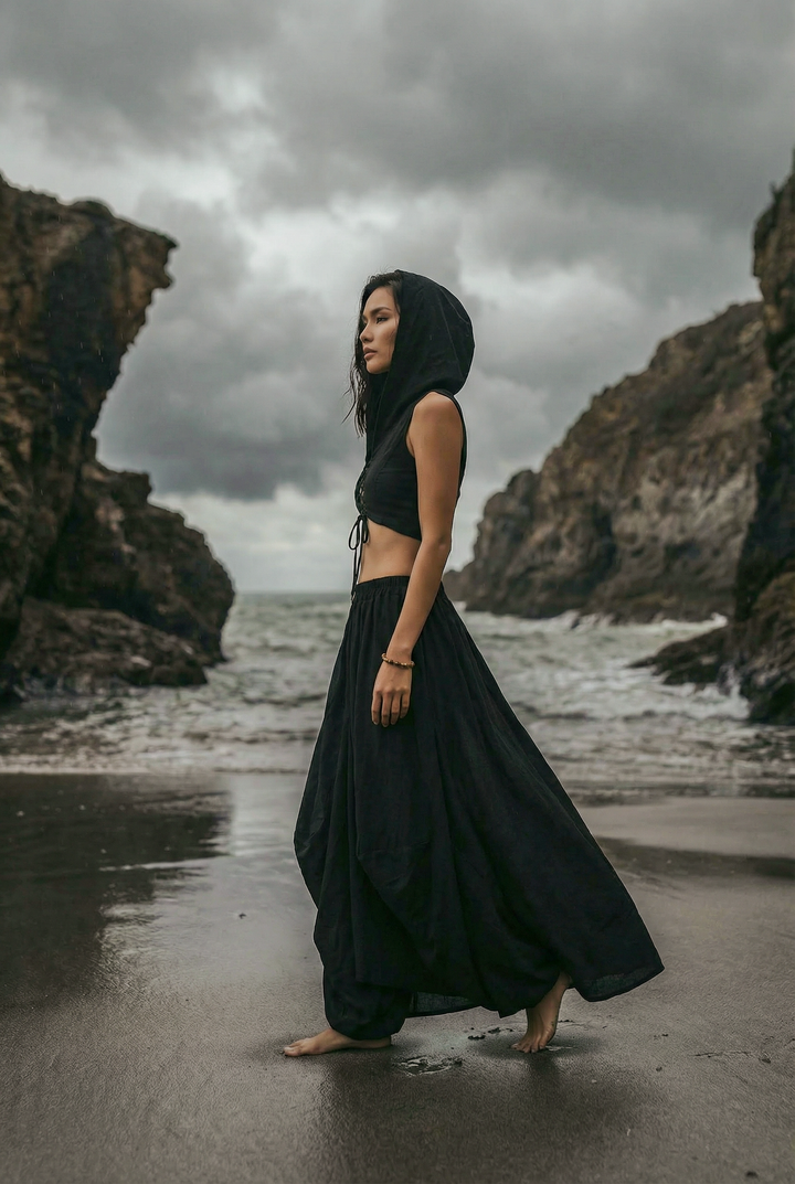 Leilani Maxi Skirt Black