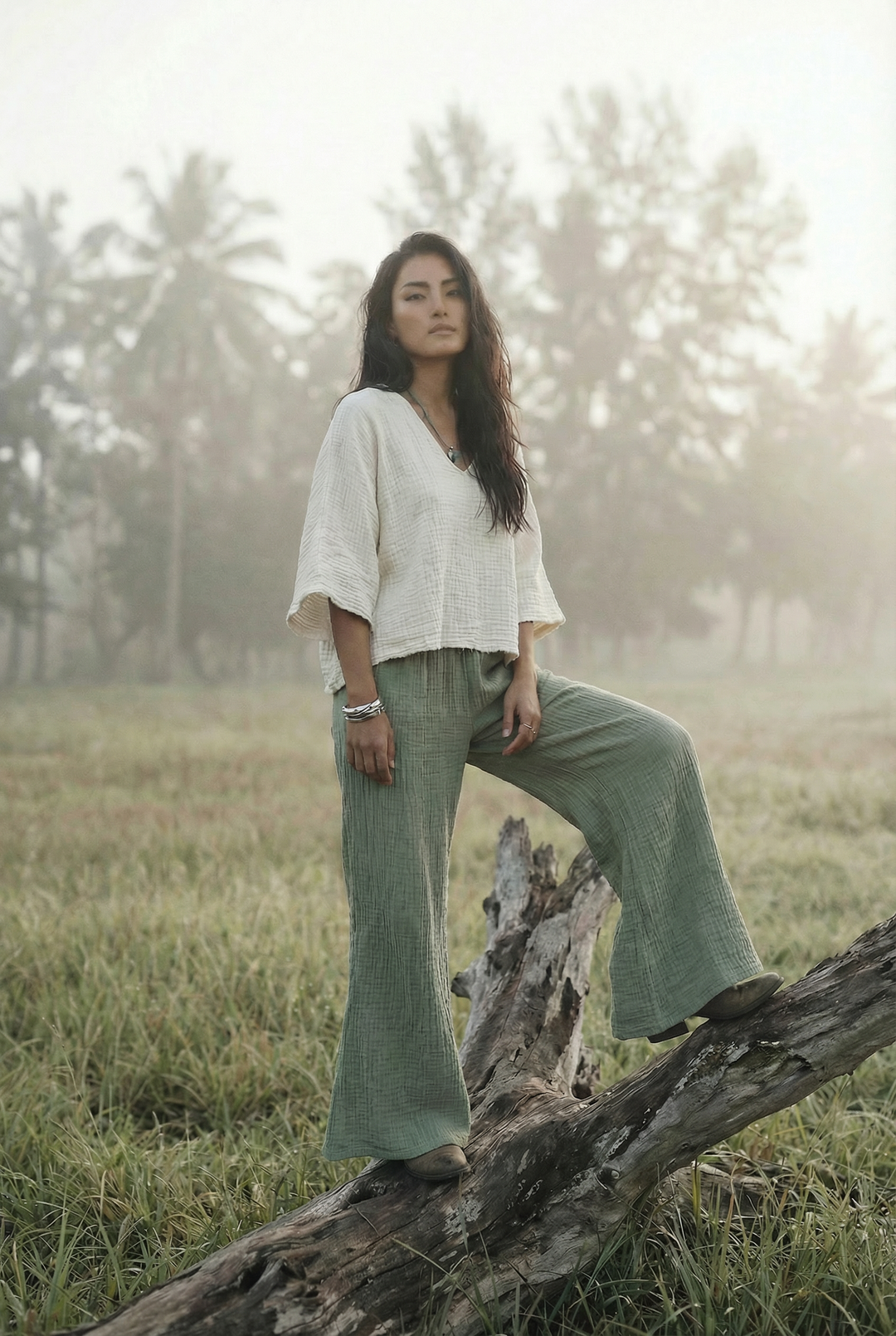 Malia Pants Sage Grey