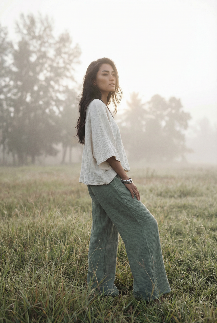 Malia Pants Sage Grey