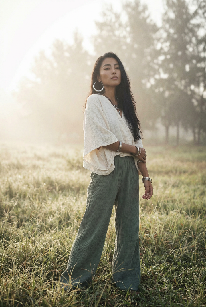 Malia Pants Sage Grey