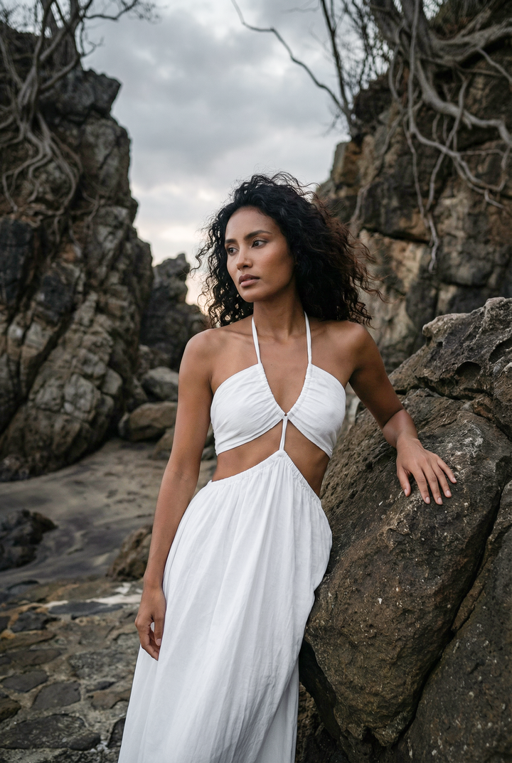 Aphrodite Dress White