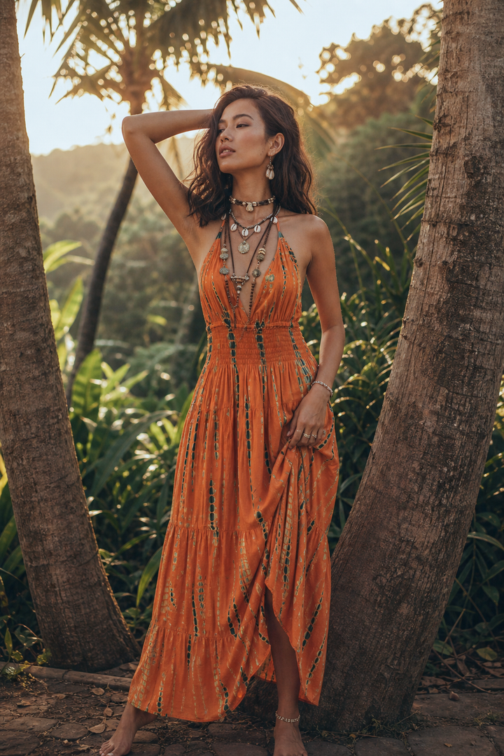 Tye Dye Dress Avani  Firestorm