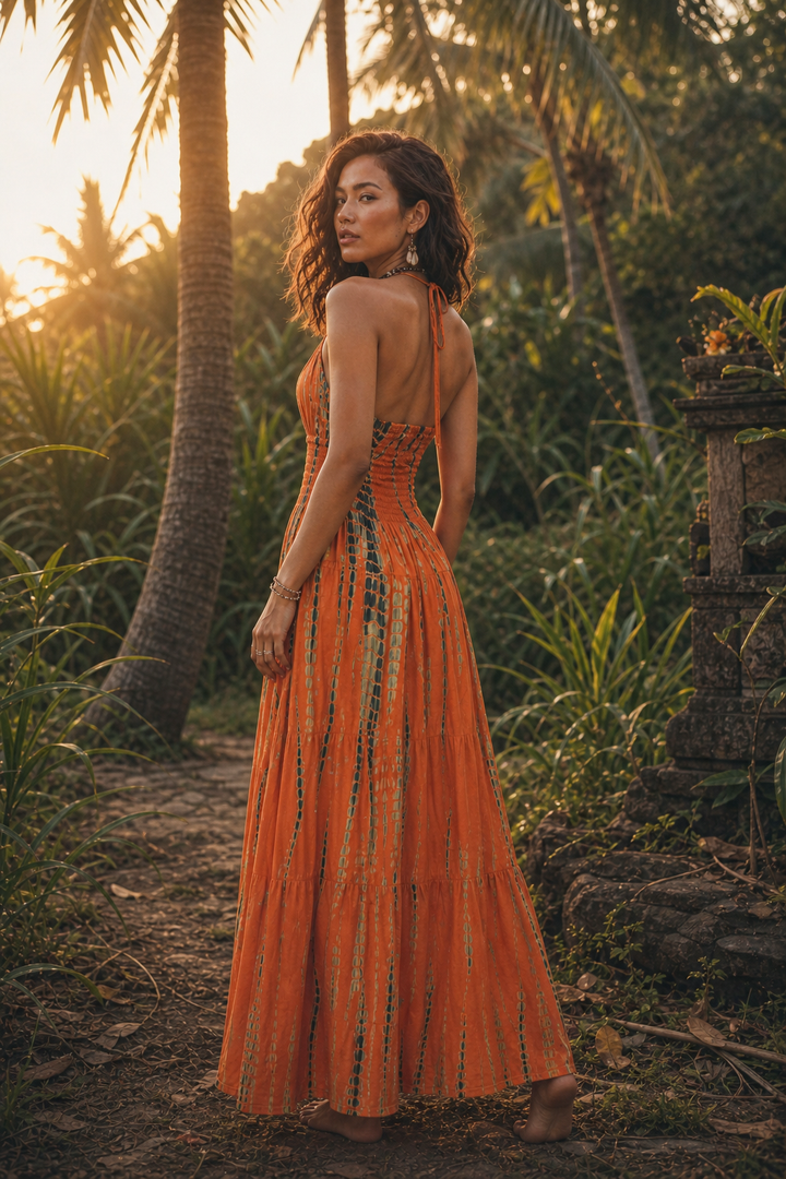 Tye Dye Dress Avani  Firestorm