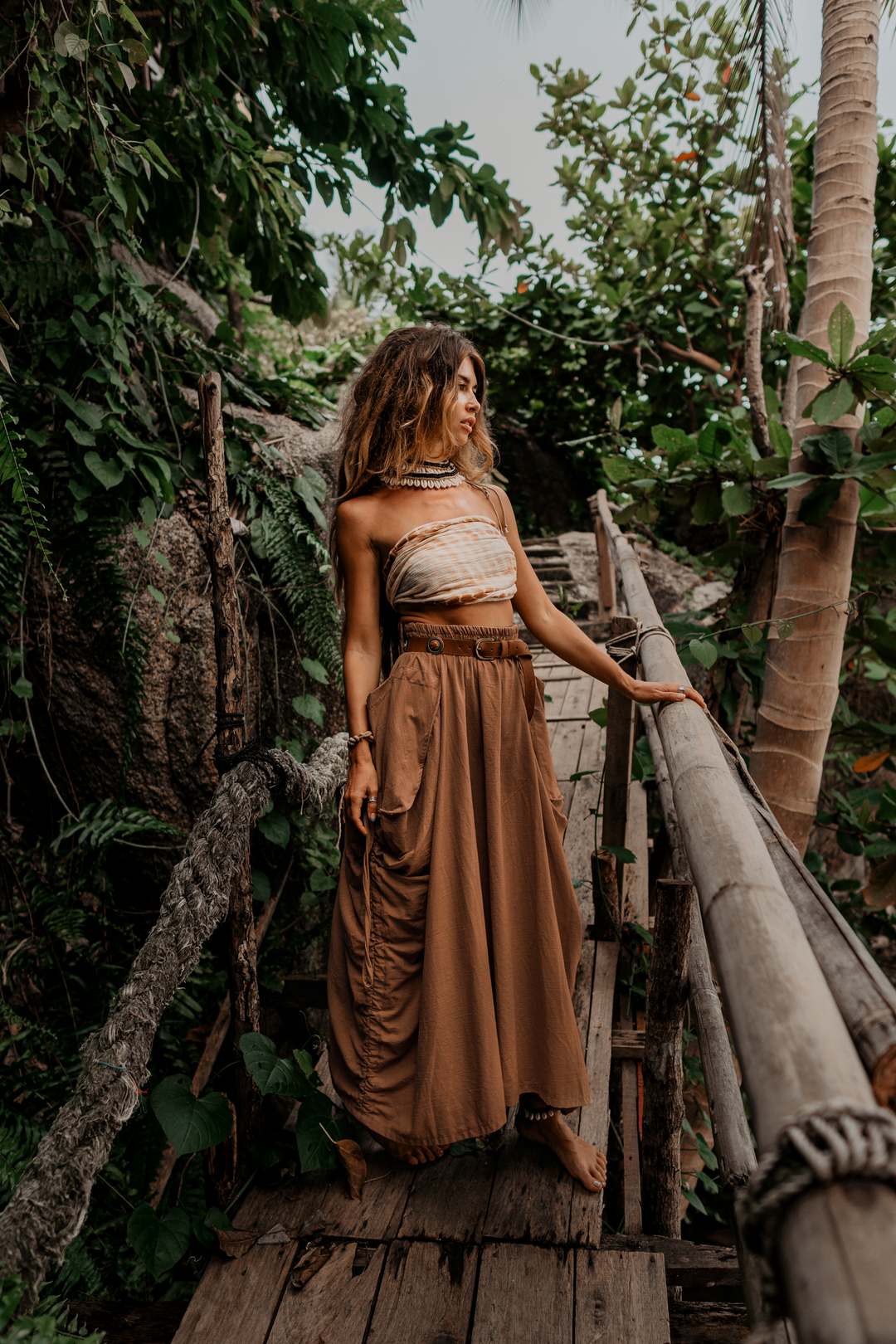 Maxi Skirt Alaina Burnt Orange