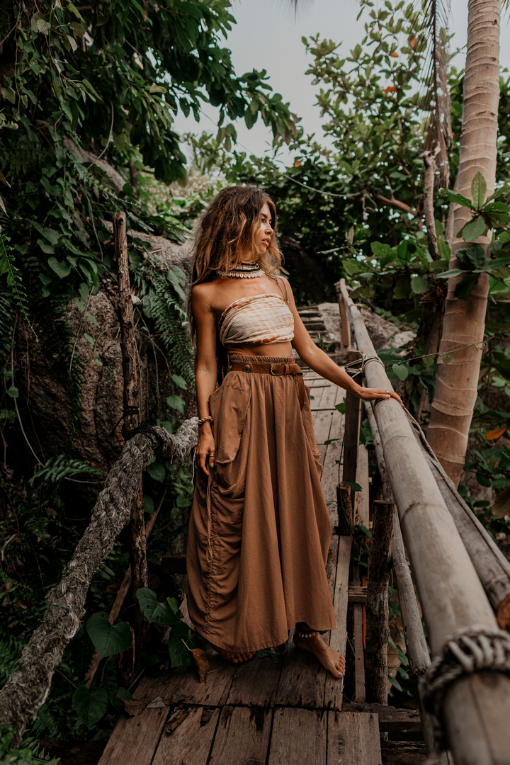 Maxi Skirt Alaina Burnt Orange