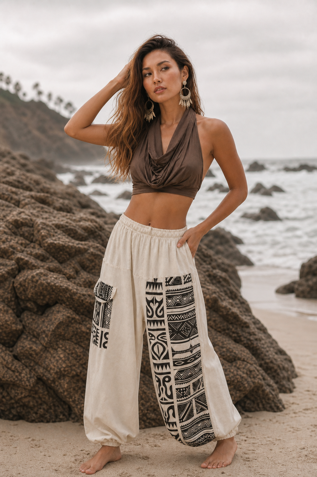 Gaia Totem Cotton Pants Undyed