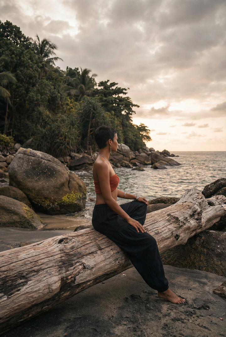 Natural Yoga Pants Aura Black