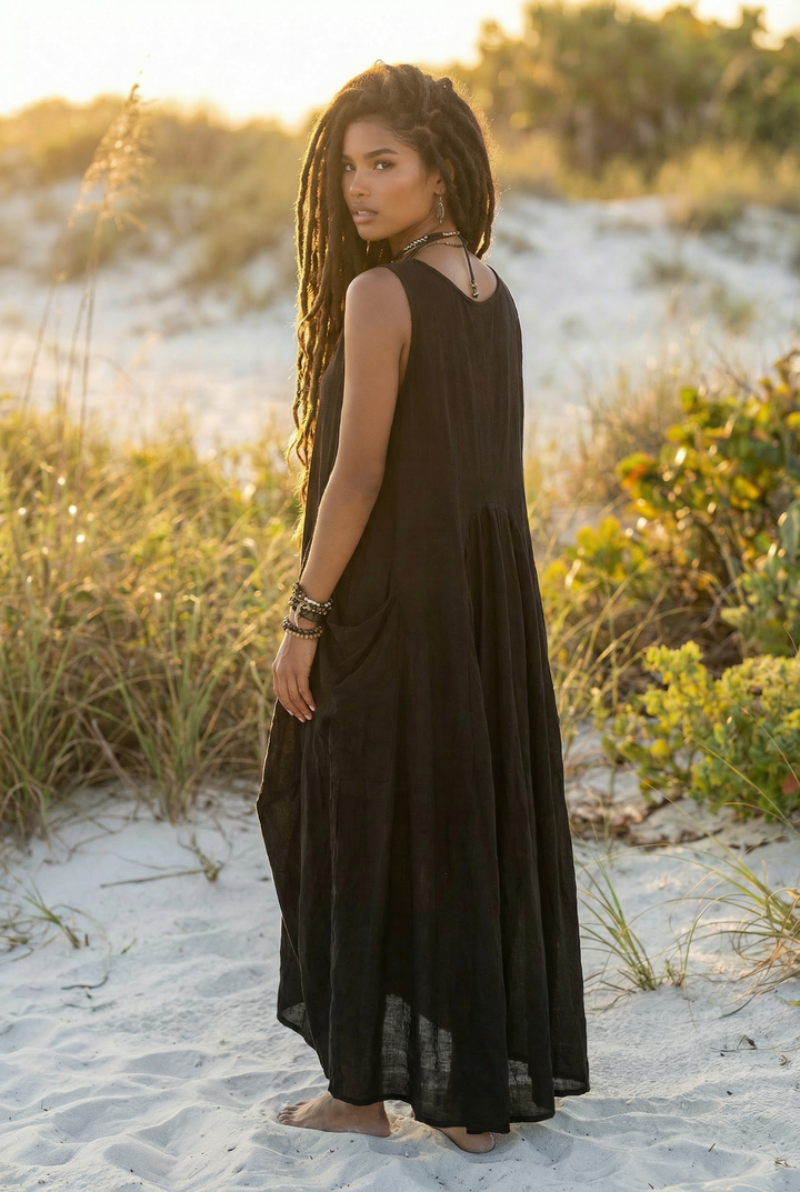 Midaxi Dress Wayan Black