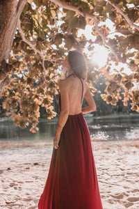 Athena Dress Red