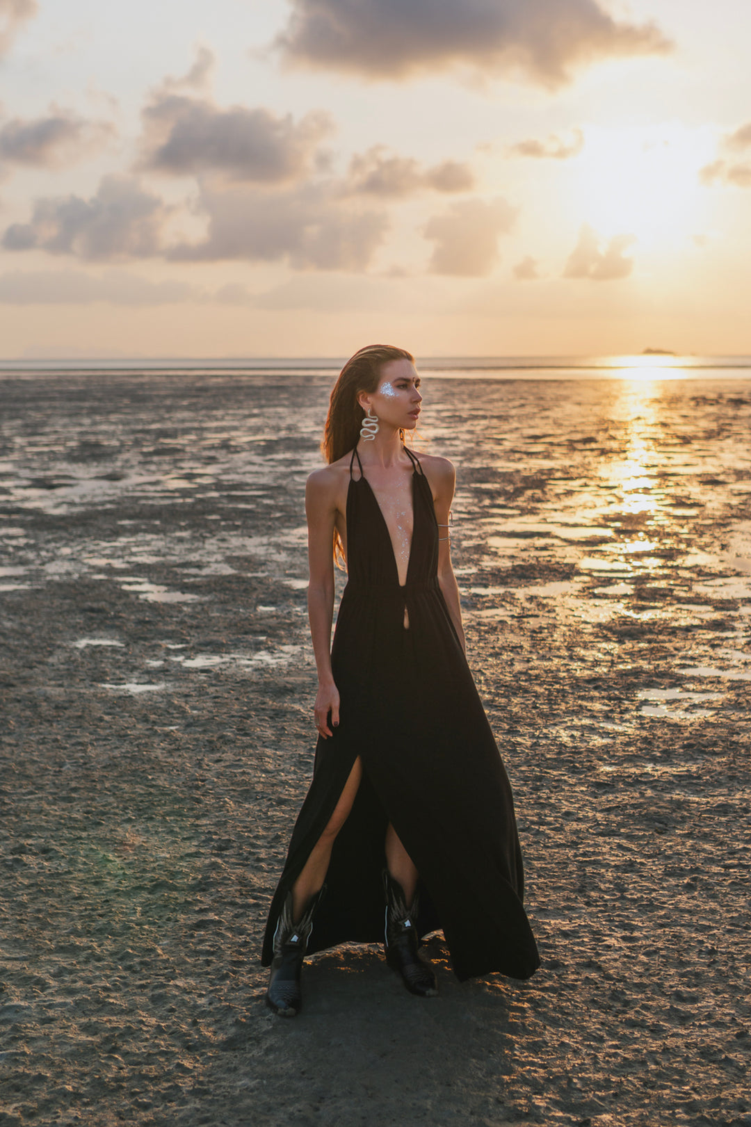 Athena Dress Black Thaluta Athena Dress Black Thaluta