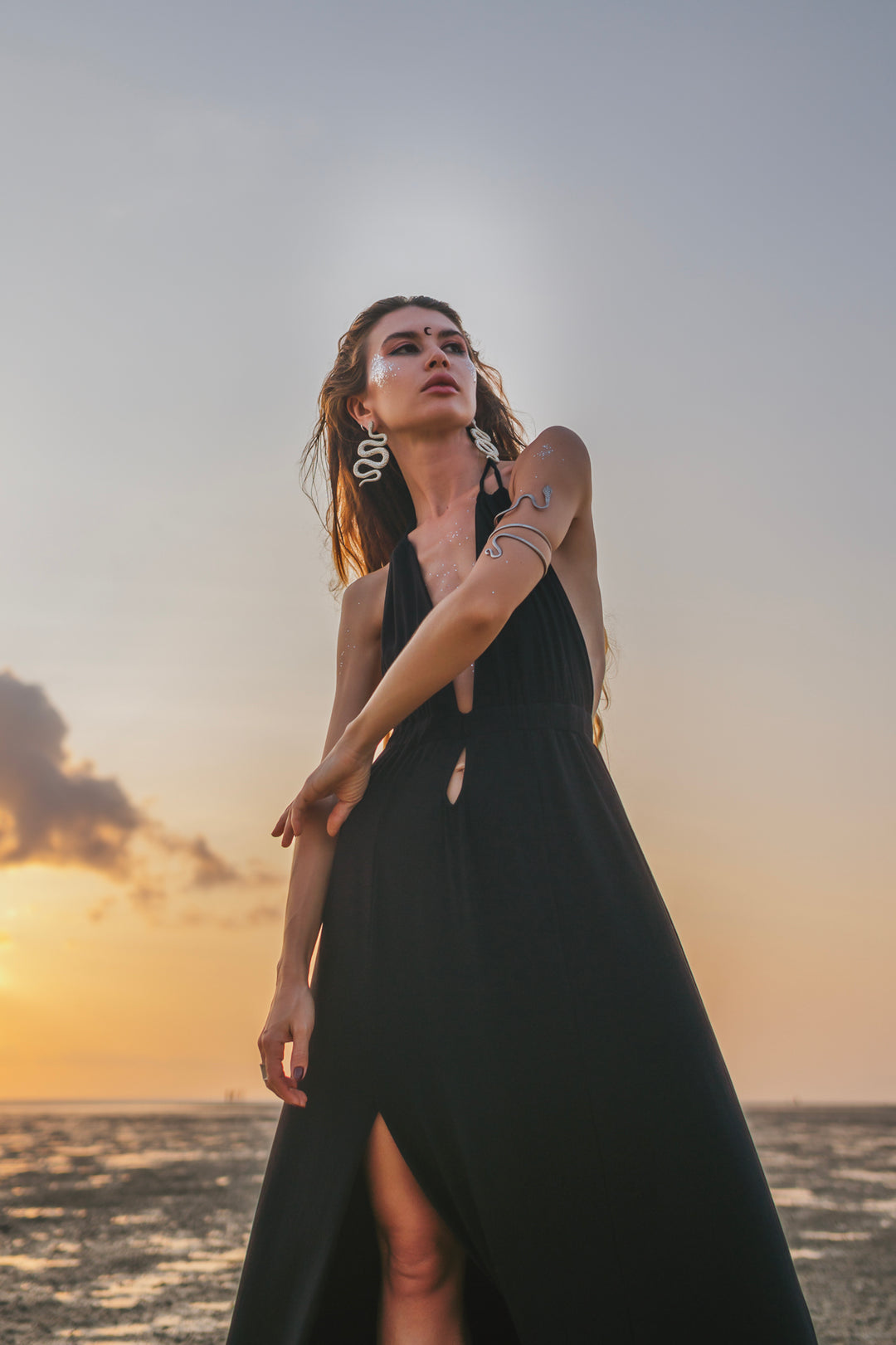 Athena Dress Black Thaluta Athena Dress Black Thaluta