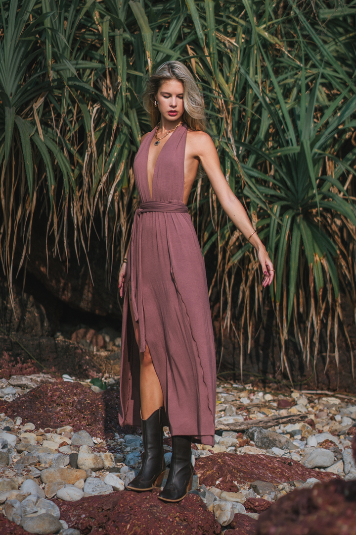 Zephyra Dress Dusty Rose