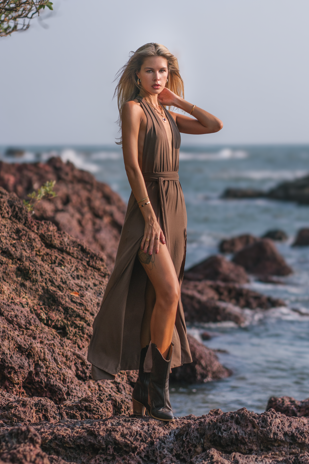 Zephyra Dress Chai