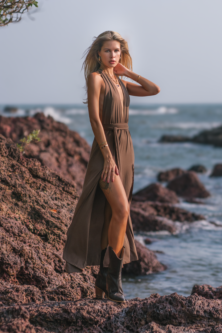 Zephyra Dress Chai