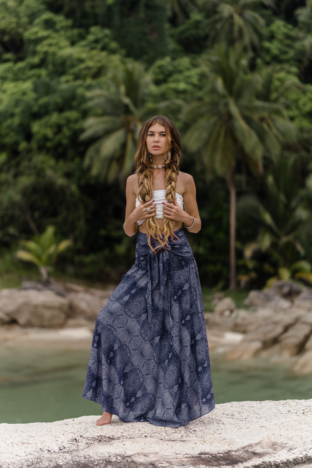 Maxi Skirt & Dress Lamai Dark Blue