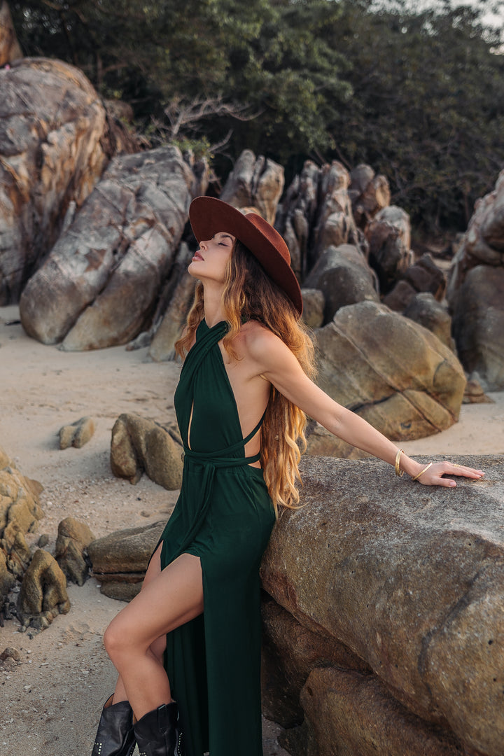 Zephyra Dress Emerald